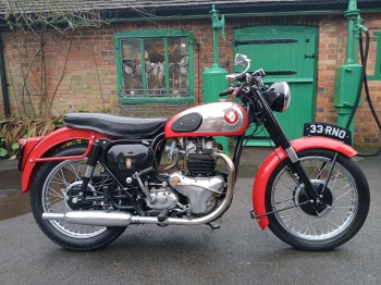 1959 650cc BSA A10 Super Rocket.