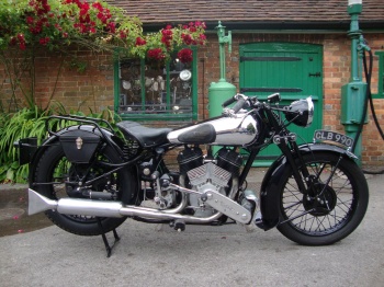 1936 1000cc Brough Superior SS80.